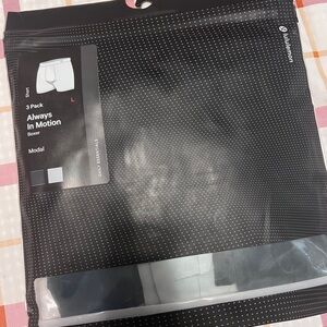 Lululemon mens always in Motion boxer